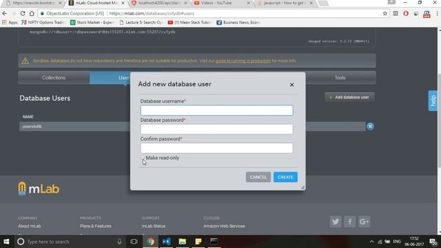 Use mLab for MongoDB — Create Database, Collections, Documents, and Users смотреть онлайн