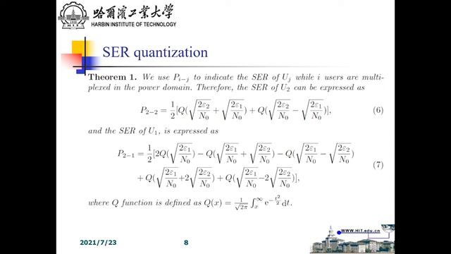 Accurate SER Quantization for Uplink Multi-User NOMA System смотреть онлайн