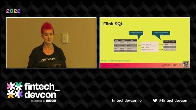 fintech_devcon 2022 | Fraud detection & real-time analytics using Apache Flink with Caito Scherr смотреть онлайн