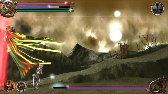 AeternoBlade Gameplay vs boss. смотреть онлайн