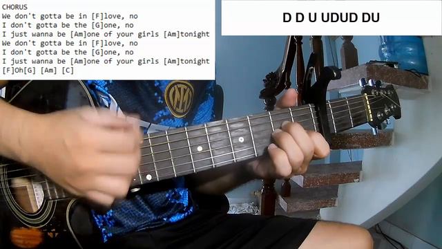 The Weeknd JENNIE - One Of The Girls | Guitar Tutorial смотреть онлайн