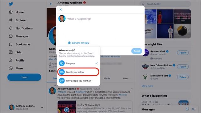How to Control Tweet Replies on Twitter смотреть онлайн