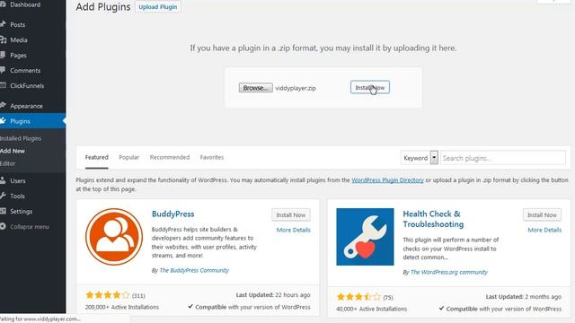 Viddy Player - How to Install Wordpress Plugin смотреть онлайн