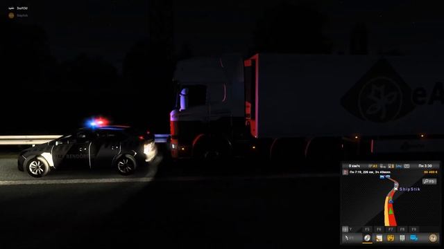 ETS2 - ГАИ и предельство смотреть онлайн