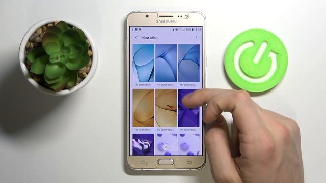 Samsung Galaxy J7 / Смена обоев на ANDROID-СМАРТФОНЕ / ИЗМЕНЕНИЕ ФОНА РАБОЧЕГО СТОЛА смотреть онлайн