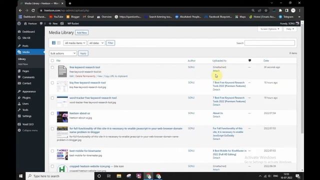 Unattached, Attach and Detach feature in WordPress library смотреть онлайн