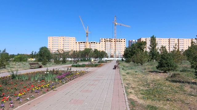 Караганда 2022 Алея мечети и памятник павшим смотреть онлайн