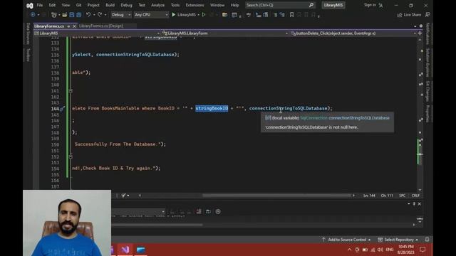 C# Delete Programming SQL Database: Easy Video tutorial with Library MIS Practical example: 4 смотреть онлайн