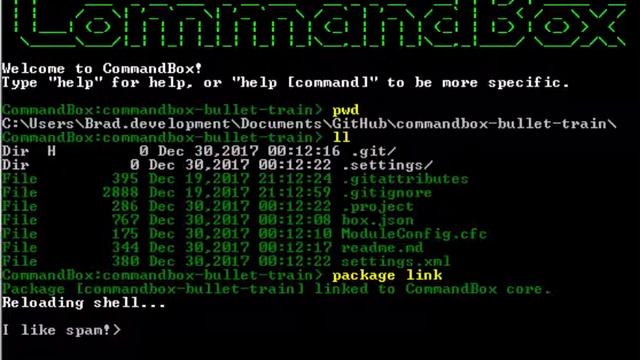 CommandBox Package Link for Module Development смотреть онлайн