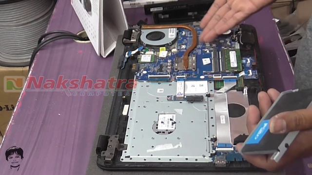 How To Open And Replace || HP 15 Notebook || model: RTL8723BE || Upgrade: SSD drive & 8 GB RAM смотреть онлайн