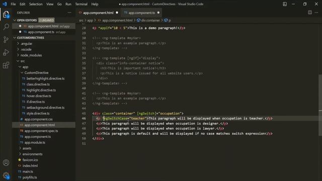 ngSwitch Directive in Angular | Directives | Angular 12+ смотреть онлайн