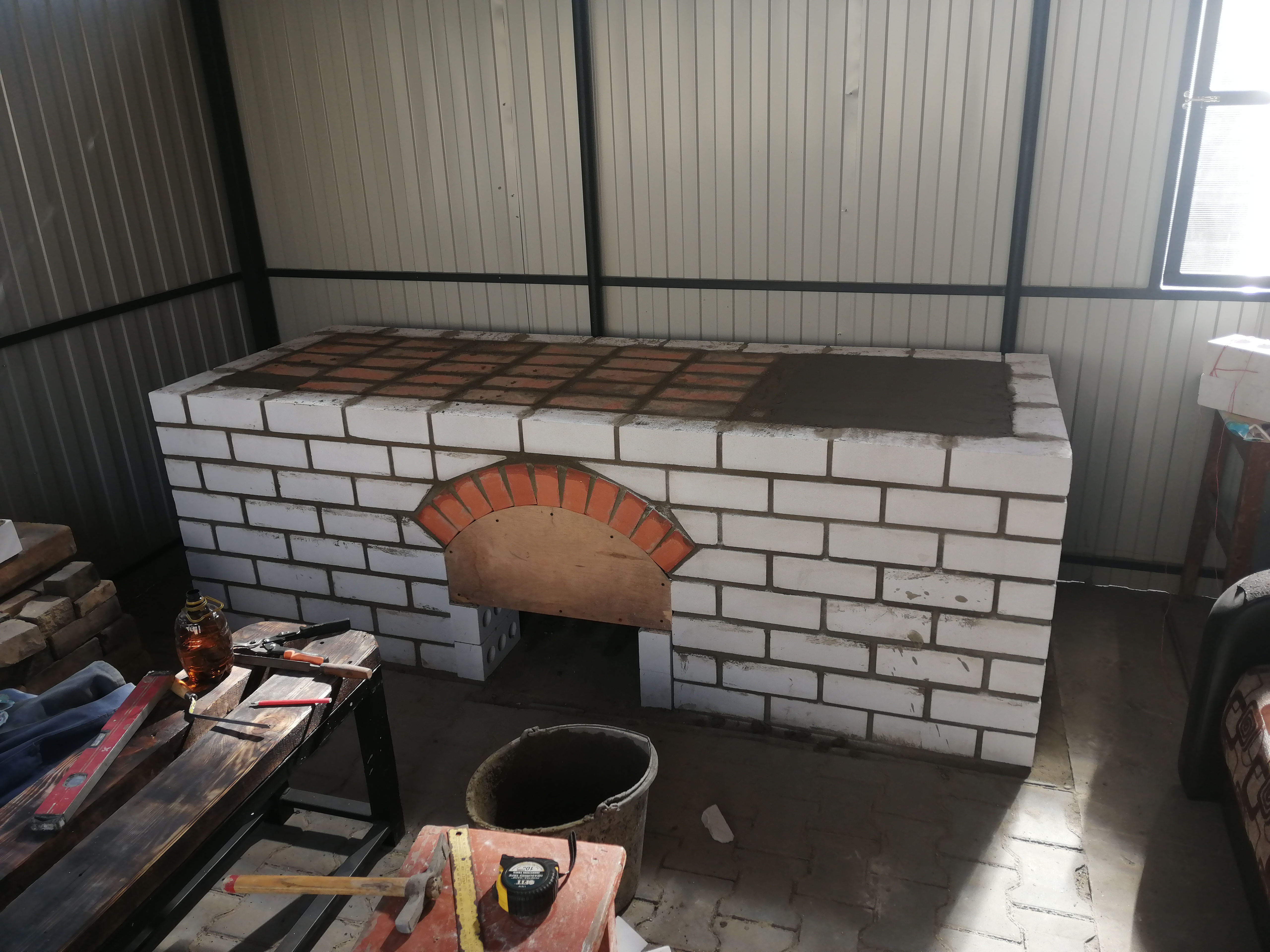 Как сложить печь барбекю своими руками без опыта кладки. Часть 1 основание печи