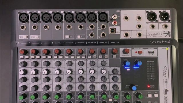 Mesa Soundcraft MTK 12 Para gravar em pistas separadas ( UNBOXING) смотреть онлайн