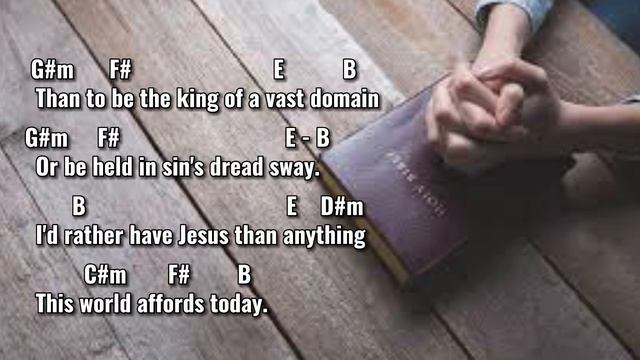 I’d Rather Have Jesus | Piano Accompaniment with Chords by Kezia смотреть онлайн