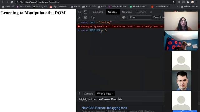 Intro to DOM and DOM manipulation смотреть онлайн