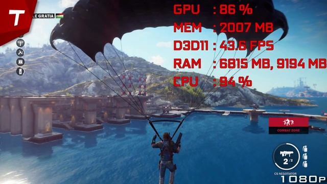 Just Cause 3 : GTX 960 - Athlon 860K 4.2 |Performance Test|1080p|FPS| смотреть онлайн