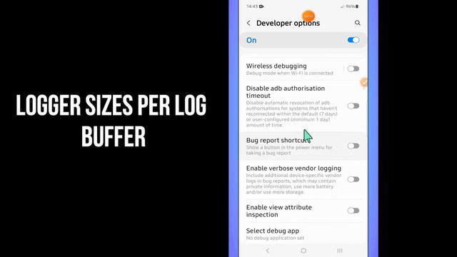 How To Change The Logger Sizes Per Log Buffer On Samsung Galaxy S23 Ultra