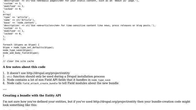 Drupal: Create a bundle programmatically? (3 Solutions!!) смотреть онлайн