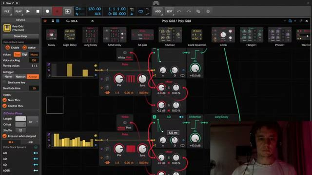 Poly Grid stream music #1 #bitwig смотреть онлайн