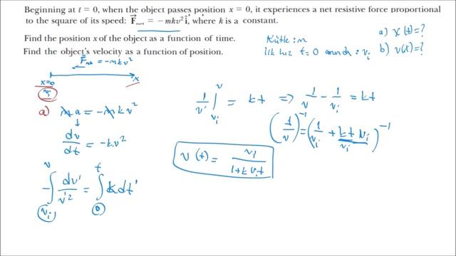 Kuvvet, Hız Konumun Fonksiyonu olarak Zorlayıcı Çalışma Sorusu, BOUN Arşiv Phys101-121 Benzer Soru смотреть онлайн