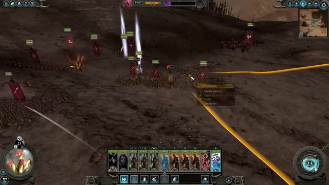 Totalwar Warhammer 2 - Dark elves get a Hydra to start with!!! смотреть онлайн