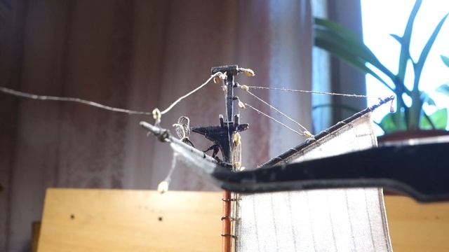 Изготовление модели парусника: Двухмачтовая марсельная шхуна. Часть 34. смотреть онлайн