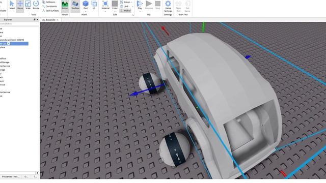 How to make a ROBLOX Jailbreak car смотреть онлайн