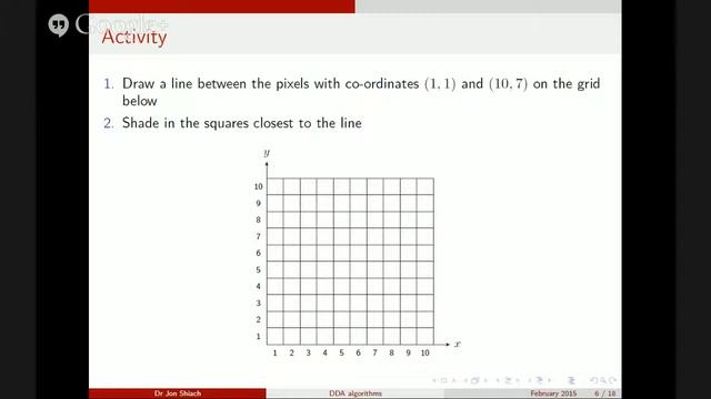 10 DDA Algorithm смотреть онлайн