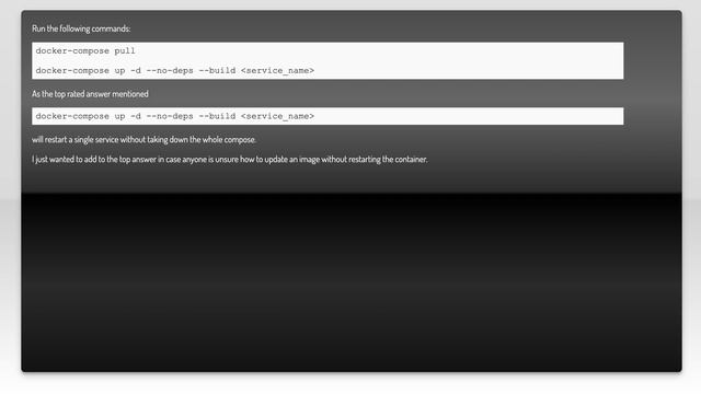 How to rebuild and update a container without downtime with docker-compose? смотреть онлайн