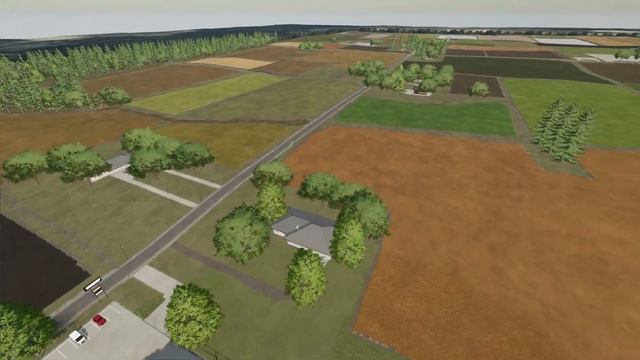 EAST VINELAND, NJ USA - NEW MOD MAP: FARMING SIMULATOR 22 *FLY OVER* смотреть онлайн