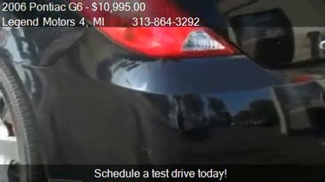 2006 Pontiac G6 GTP Convertible For Sale In Detroit, MI 4822