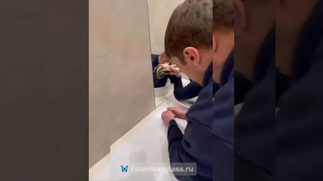 Монтаж зеркала для ванной комнаты смотреть онлайн