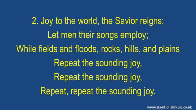 Joy To The World! The Lord Is Come(Watts-violin piano) - Christmas Carol, Lyrics & Music смотреть онлайн