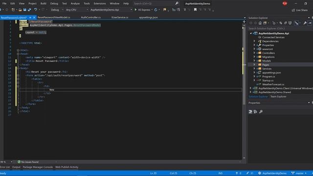 09 Implementing Forget & Reset Password in ASP.NET Core Web API using ASP.NET Identity | AK Academy смотреть онлайн