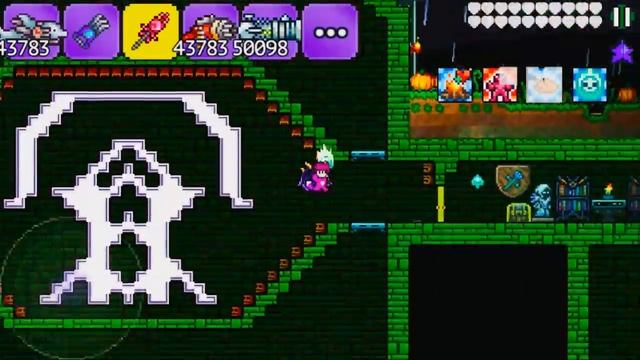 Карта всеми вещами и брони разработчиков и крыля Terraria (android/ios) смотреть онлайн