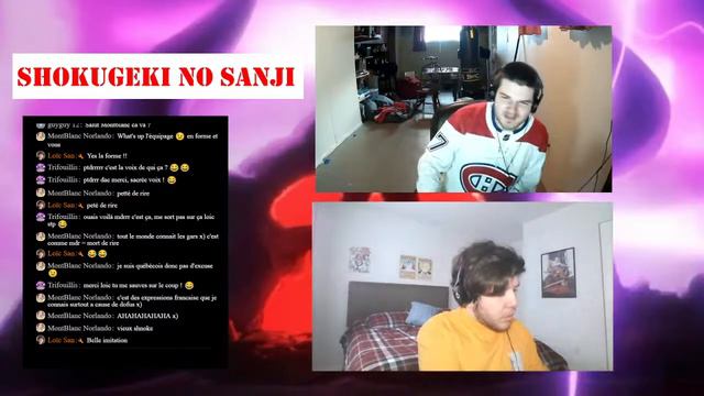 SANTANO SHOW: Reaction live Shokugeki no Sanji смотреть онлайн
