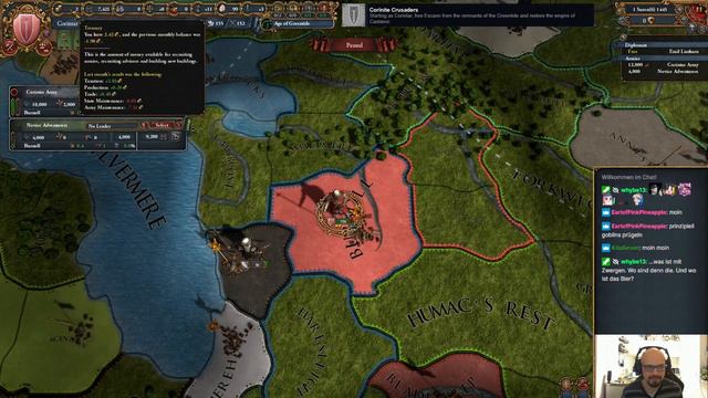 Europa Universalis IV: Anbennar Mod - Corinite Crusaders - Part 1 [German] смотреть онлайн