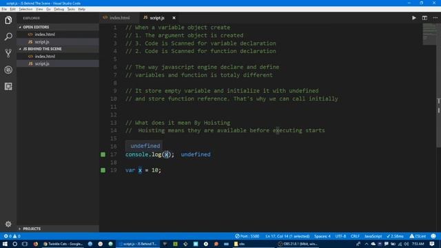 4. Javascript Behind The Scene Hoisting and Variable Object Creation in Bangla смотреть онлайн