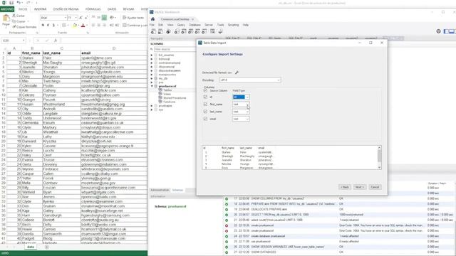 ¿Cómo importar de Microsoft Excel a MySQL Workbench? смотреть онлайн