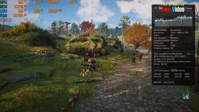 i5 760 GTX 1050 Ti AC Valhalla смотреть онлайн