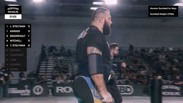 Monster Dumbbell For Reps - Event 2 | 2022 Arnold Strongman Classic | Full Live Stream