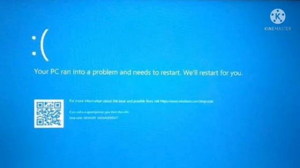 memory management error windows 10