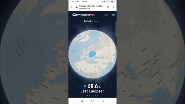 Myheritage Russian Result - Русский результат ДНК теста
