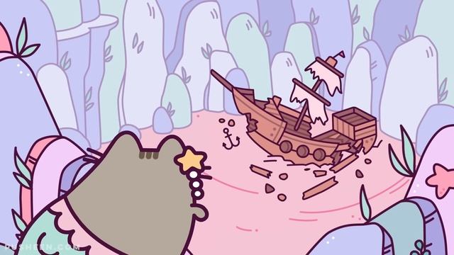 Mermaid Pusheen's Treasure Hunt смотреть онлайн