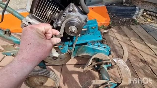 замена двигателя на культиваторе КРОТ. (7 Л.С.) смотреть онлайн