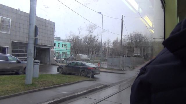 Поездка на трамвае 71-619К №5374 №3 Балаклавский проспект-м.Чистые пруды