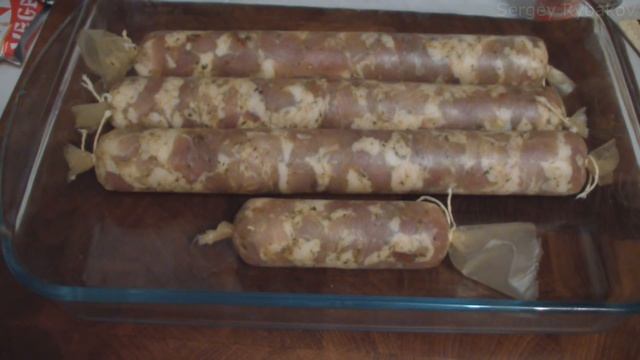 Острая сыровяленая колбаска своими руками в домашних условиях. смотреть онлайн
