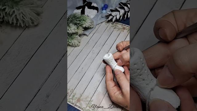 Коньки - ватная ёлочная игрушка своими руками. Процесс создания игрушки. смотреть онлайн