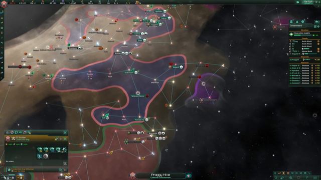 [Stellaris 3.10.2] Narrated - Progenitor Hive 100k fleet power by 2250. Pt. 1 смотреть онлайн