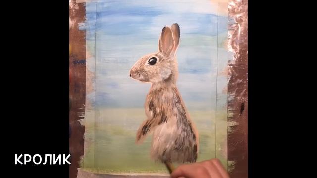 Как нарисовать кролика смотреть онлайн